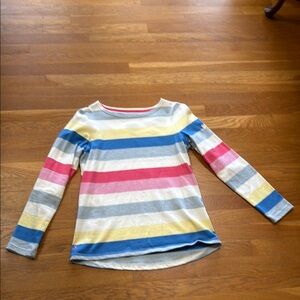 Colorful Striped womens Long Sleeve Shirt